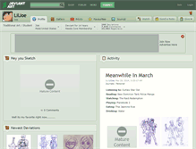 Tablet Screenshot of liljoe.deviantart.com