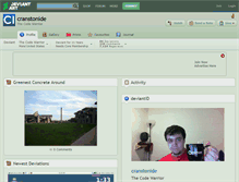 Tablet Screenshot of cranstonide.deviantart.com