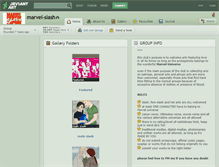 Tablet Screenshot of marvel-slash.deviantart.com