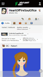 Mobile Screenshot of heartoffiresoulofice.deviantart.com