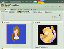 Tablet Screenshot of heartoffiresoulofice.deviantart.com