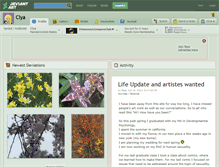 Tablet Screenshot of clya.deviantart.com