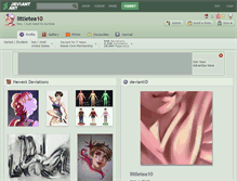 Tablet Screenshot of littletea10.deviantart.com