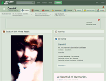 Tablet Screenshot of danni-k.deviantart.com