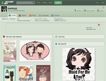 Tablet Screenshot of nummyz.deviantart.com