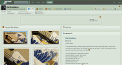 Desktop Screenshot of dartheddeus.deviantart.com