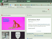 Tablet Screenshot of madog09.deviantart.com
