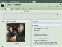 Tablet Screenshot of magnolius-collection.deviantart.com