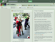 Tablet Screenshot of lgbt-cosplay.deviantart.com