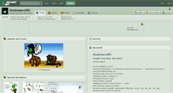 Desktop Screenshot of lilredrosewolflil.deviantart.com