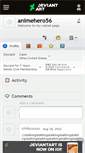 Mobile Screenshot of animehero56.deviantart.com