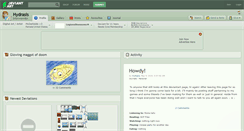 Desktop Screenshot of hydrasis.deviantart.com