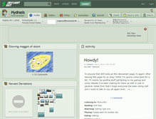 Tablet Screenshot of hydrasis.deviantart.com