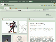 Tablet Screenshot of jpg168.deviantart.com