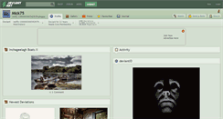 Desktop Screenshot of mick75.deviantart.com
