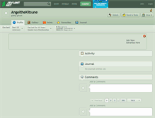 Tablet Screenshot of angelthekitsune.deviantart.com