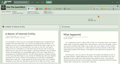 Desktop Screenshot of kiss-the-good-bitch.deviantart.com