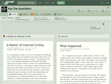 Tablet Screenshot of kiss-the-good-bitch.deviantart.com