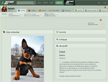 Tablet Screenshot of bybyk.deviantart.com
