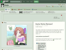 Tablet Screenshot of kxela.deviantart.com