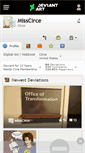 Mobile Screenshot of misscirce.deviantart.com