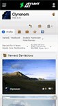 Mobile Screenshot of clyronom.deviantart.com
