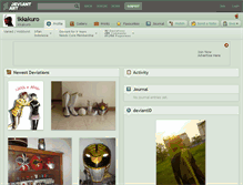 Tablet Screenshot of ikkakuro.deviantart.com