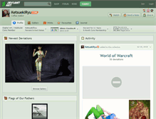 Tablet Screenshot of ketsuekiryu.deviantart.com