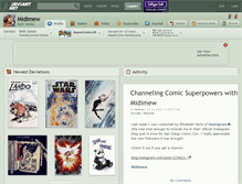 Tablet Screenshot of midimew.deviantart.com