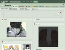 Tablet Screenshot of nandenoi.deviantart.com