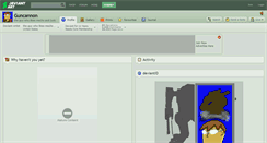 Desktop Screenshot of guncannon.deviantart.com