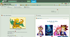 Desktop Screenshot of angel-of-time.deviantart.com