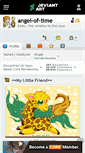 Mobile Screenshot of angel-of-time.deviantart.com