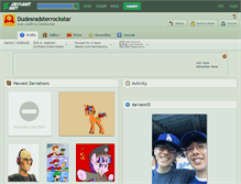 Tablet Screenshot of dudesradsterrockstar.deviantart.com