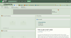 Desktop Screenshot of critiquemeclub.deviantart.com