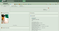 Desktop Screenshot of kuttypearl.deviantart.com