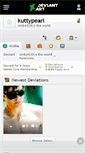 Mobile Screenshot of kuttypearl.deviantart.com