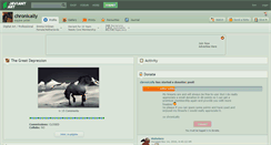 Desktop Screenshot of chronically.deviantart.com