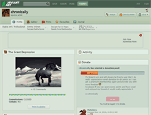 Tablet Screenshot of chronically.deviantart.com