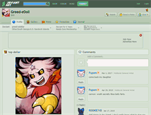 Tablet Screenshot of greed-edoll.deviantart.com