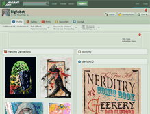 Tablet Screenshot of bigrobot.deviantart.com