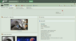 Desktop Screenshot of fourstar.deviantart.com