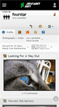 Mobile Screenshot of fourstar.deviantart.com