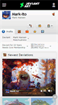 Mobile Screenshot of mark-ito.deviantart.com