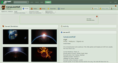 Desktop Screenshot of cyruslonewolf.deviantart.com