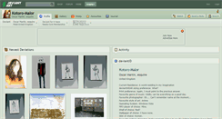 Desktop Screenshot of kotoro-malor.deviantart.com