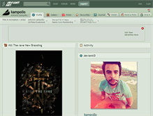 Tablet Screenshot of kampollo.deviantart.com