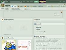 Tablet Screenshot of los3eds.deviantart.com