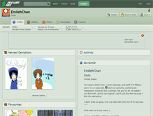 Tablet Screenshot of emilehchan.deviantart.com