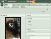 Tablet Screenshot of hijakk.deviantart.com